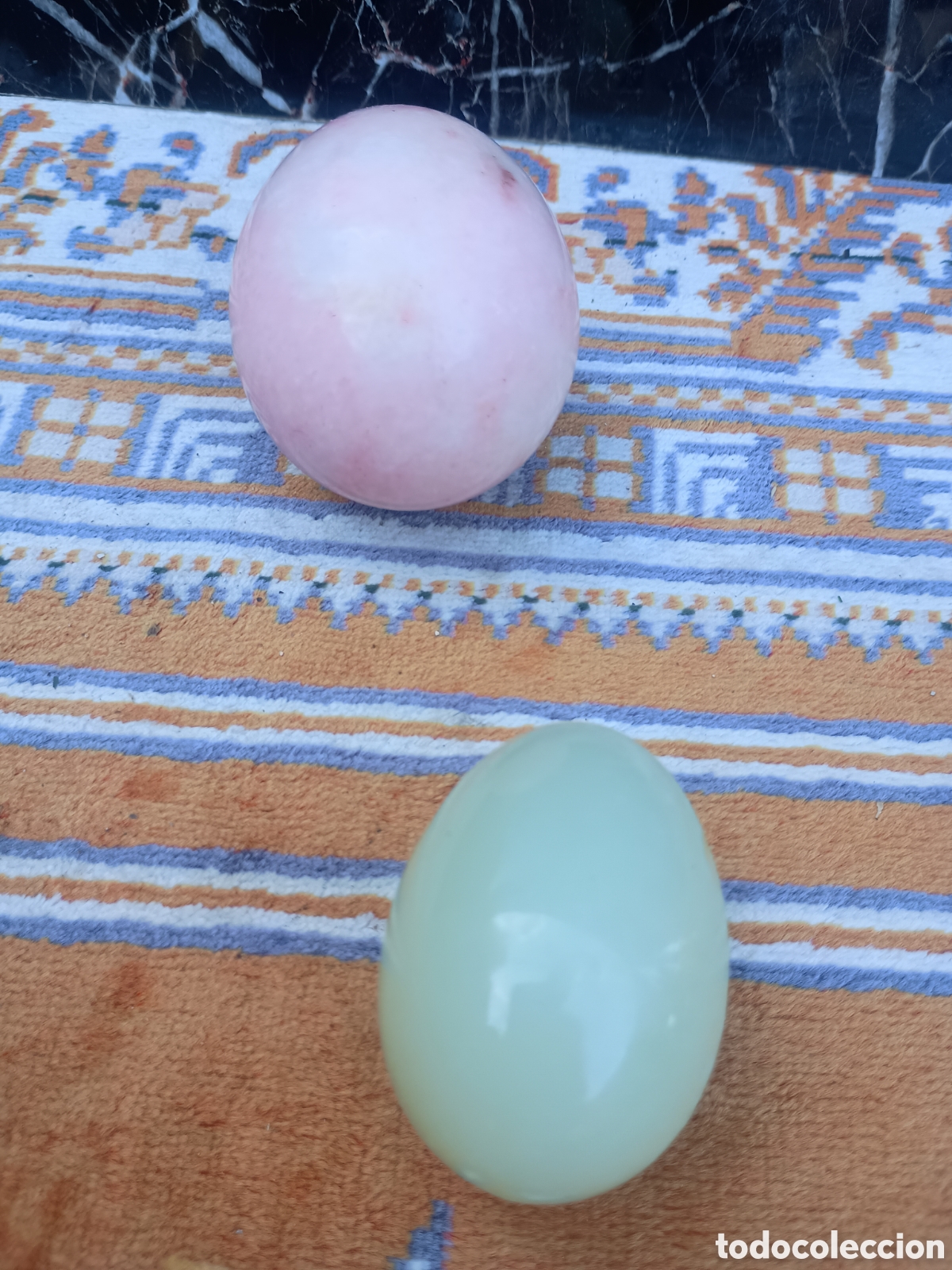 Vintage: Huevos de piedra pulido - Foto 6