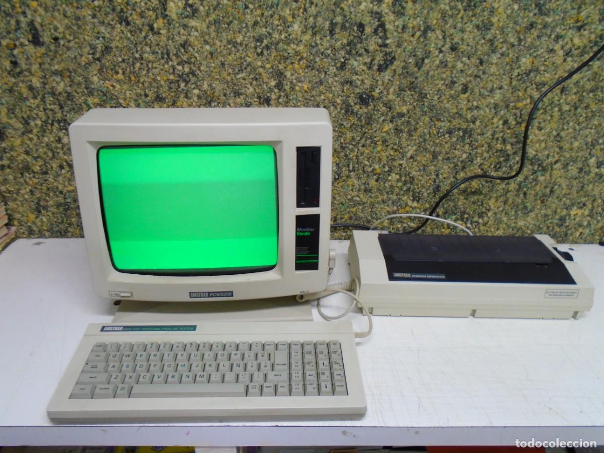 Vintage: ORDENADOR PERSONAL VINTAGE&rdquo;AMSTRAD PCW8256&rdquo;1985.MONITOR,TECLADO E IMPRESORA.