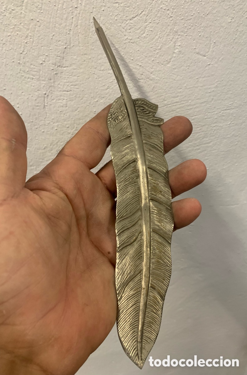 Vintage: Pluma bol&iacute;grafo met&aacute;lico