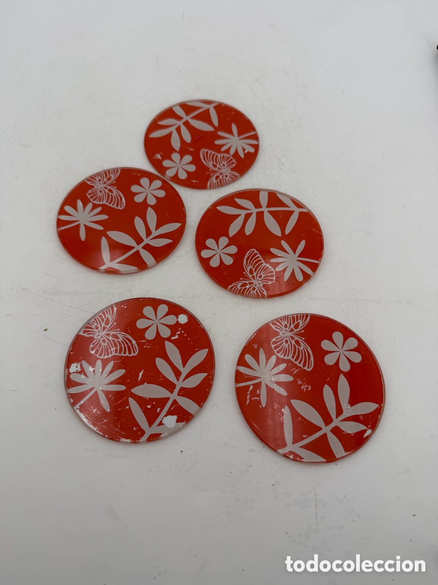 Vintage: Lote de Posavasos de Cristal - Foto 2