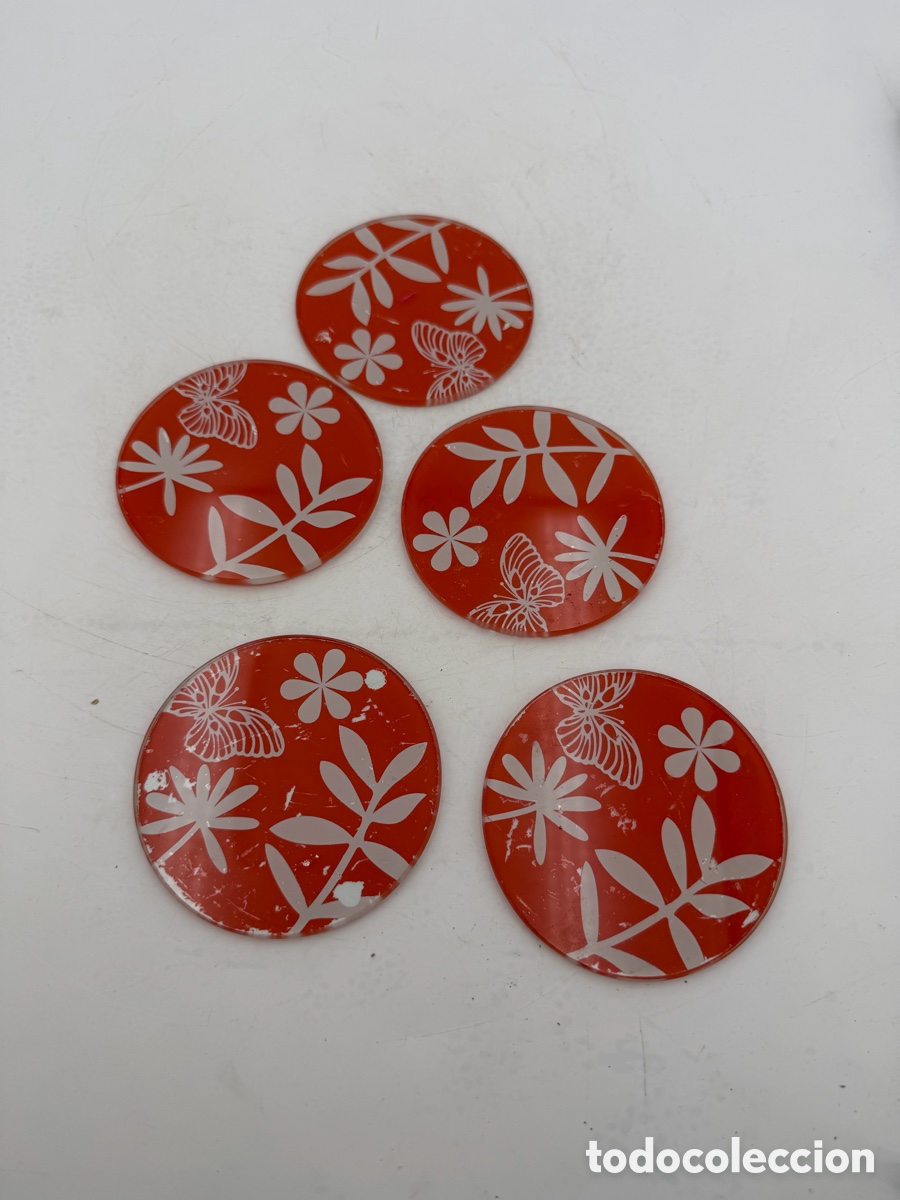 Vintage: Lote de Posavasos de Cristal - Foto 3