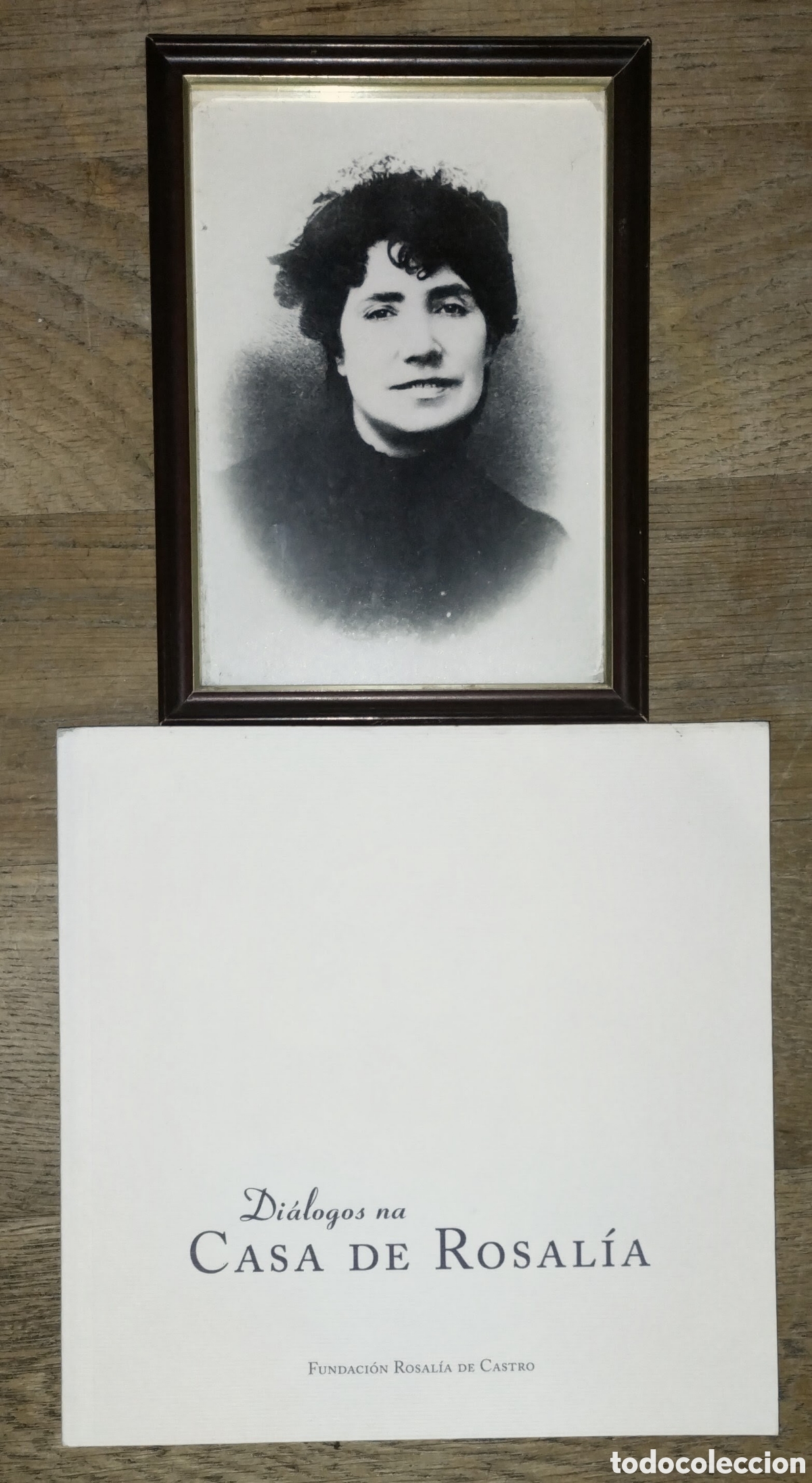 Vintage: VINTAGE especial ROSAL&Iacute;A DE CASTRO: CUADRO + LIBRO todo COMO NUEVO ver fotos y descripci&oacute;n del lote