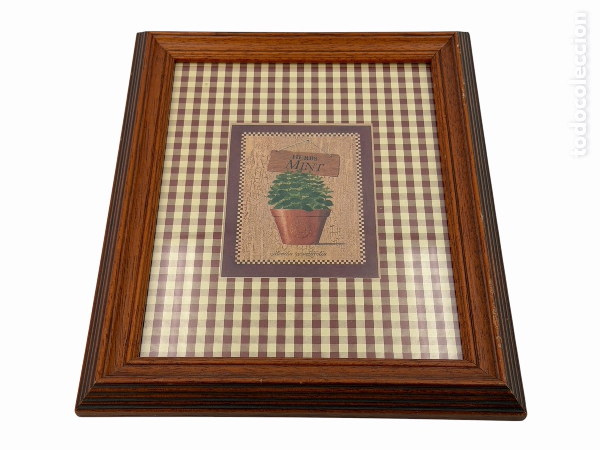 Vintage: Decoraci&oacute;n Floral Enmarcada