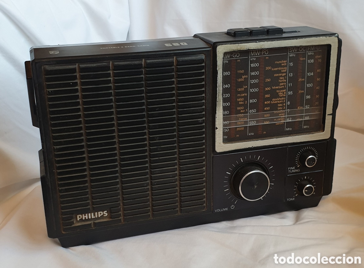 Vintage: Radio Port&aacute;til Vintage Philips 680