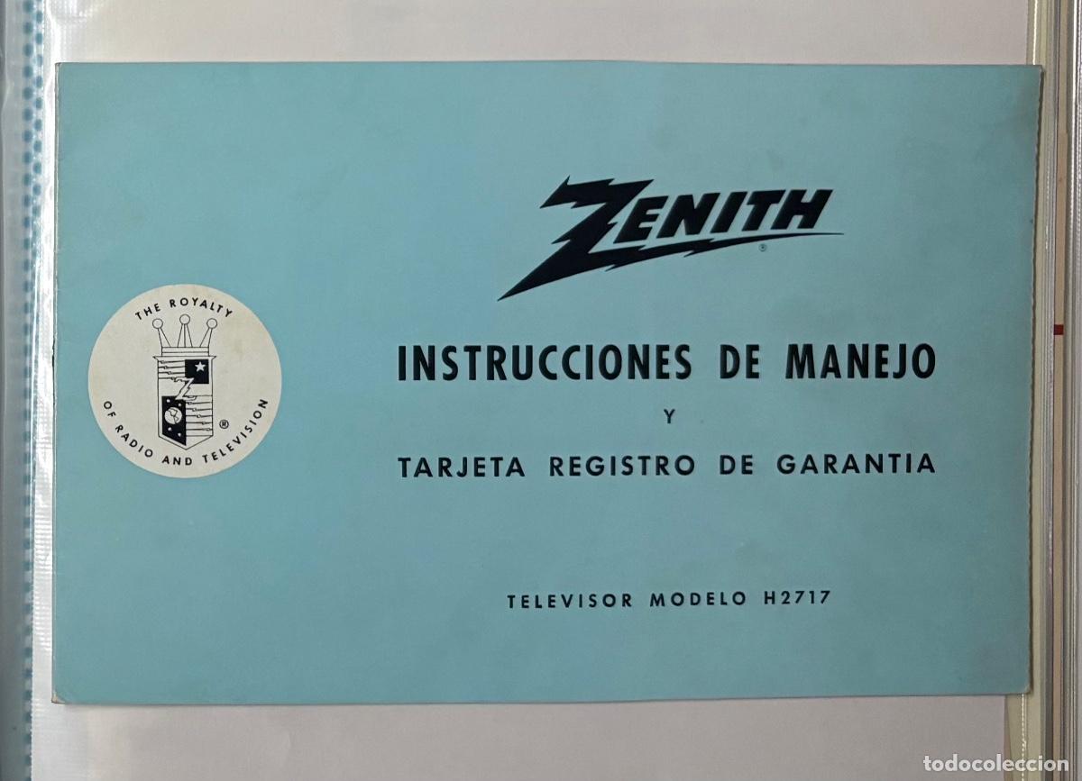 Vintage: TELEVISOR ZENITH, 1961. - Foto 5