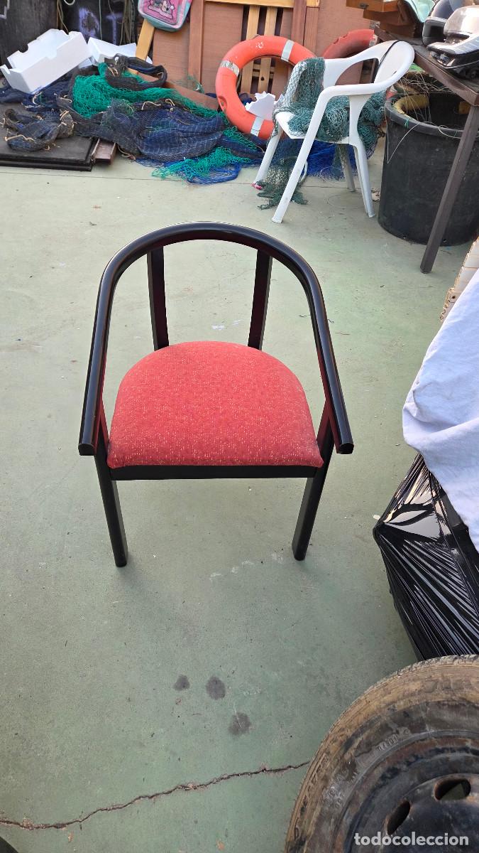 Vintage: 2 sillones peque&ntilde;os lacado en negros - Foto 7
