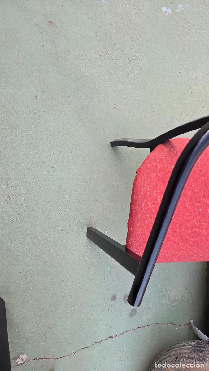 Vintage: 2 sillones peque&ntilde;os lacado en negros - Foto 9