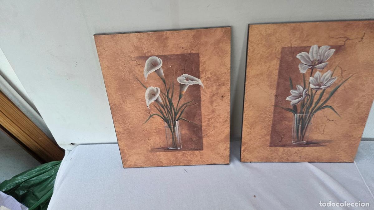 Vintage: 2 laminas en tablas vintage - Foto 1