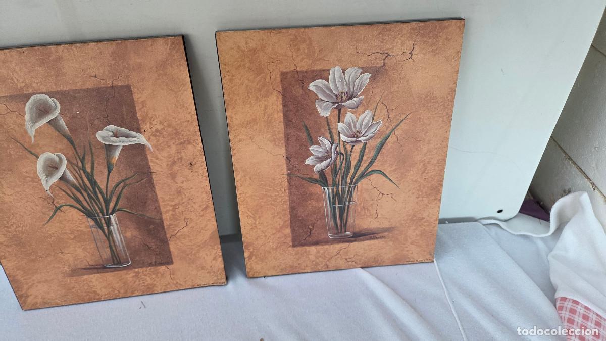 Vintage: 2 laminas en tablas vintage - Foto 3