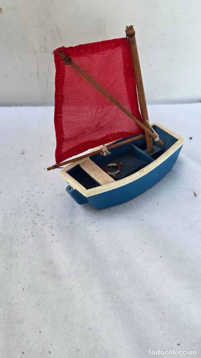 Vintage: peque&ntilde;a maqueta de barca