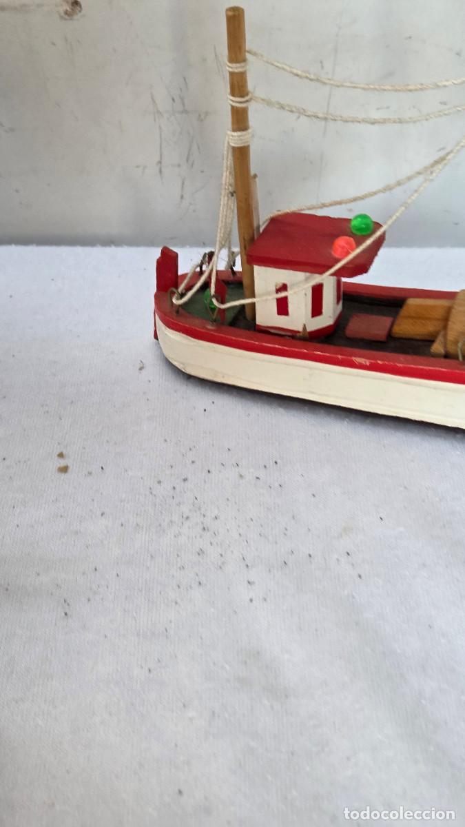 Vintage: maqueta de barco de madera - Foto 2