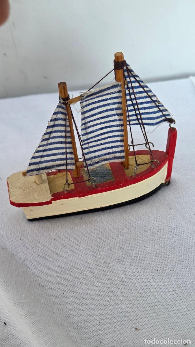 Vintage: maqueta de barco de madera - Foto 2