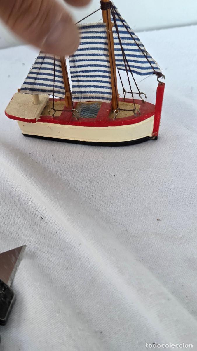 Vintage: maqueta de barco de madera - Foto 3