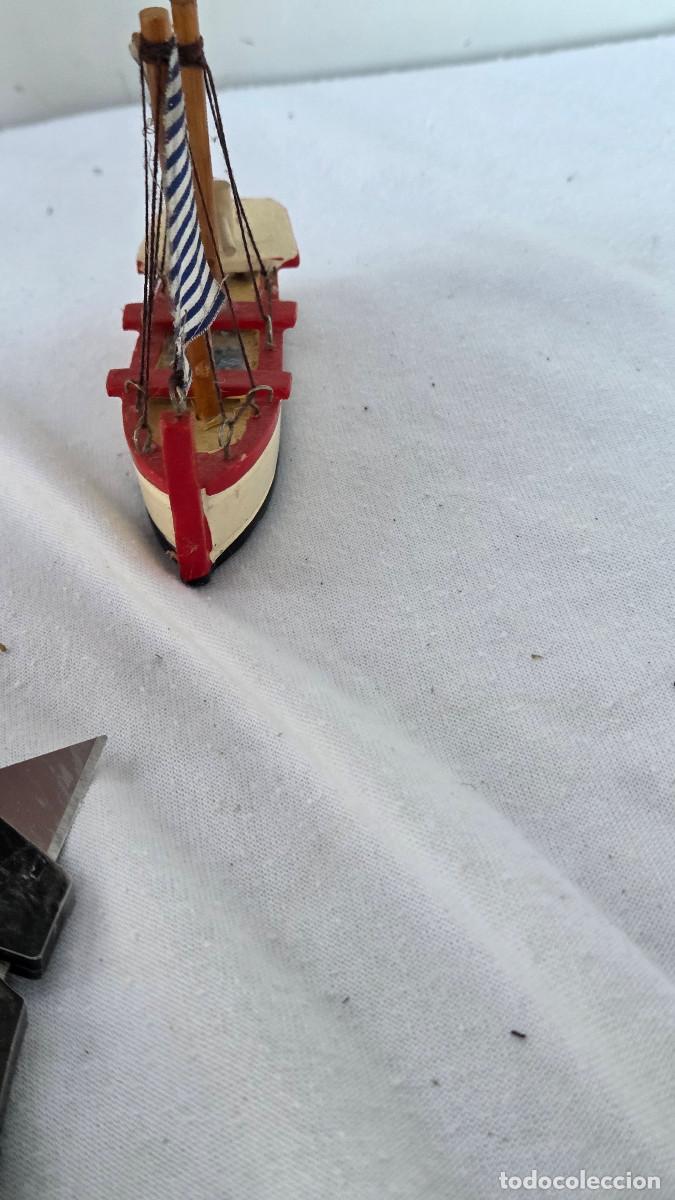 Vintage: maqueta de barco de madera - Foto 4