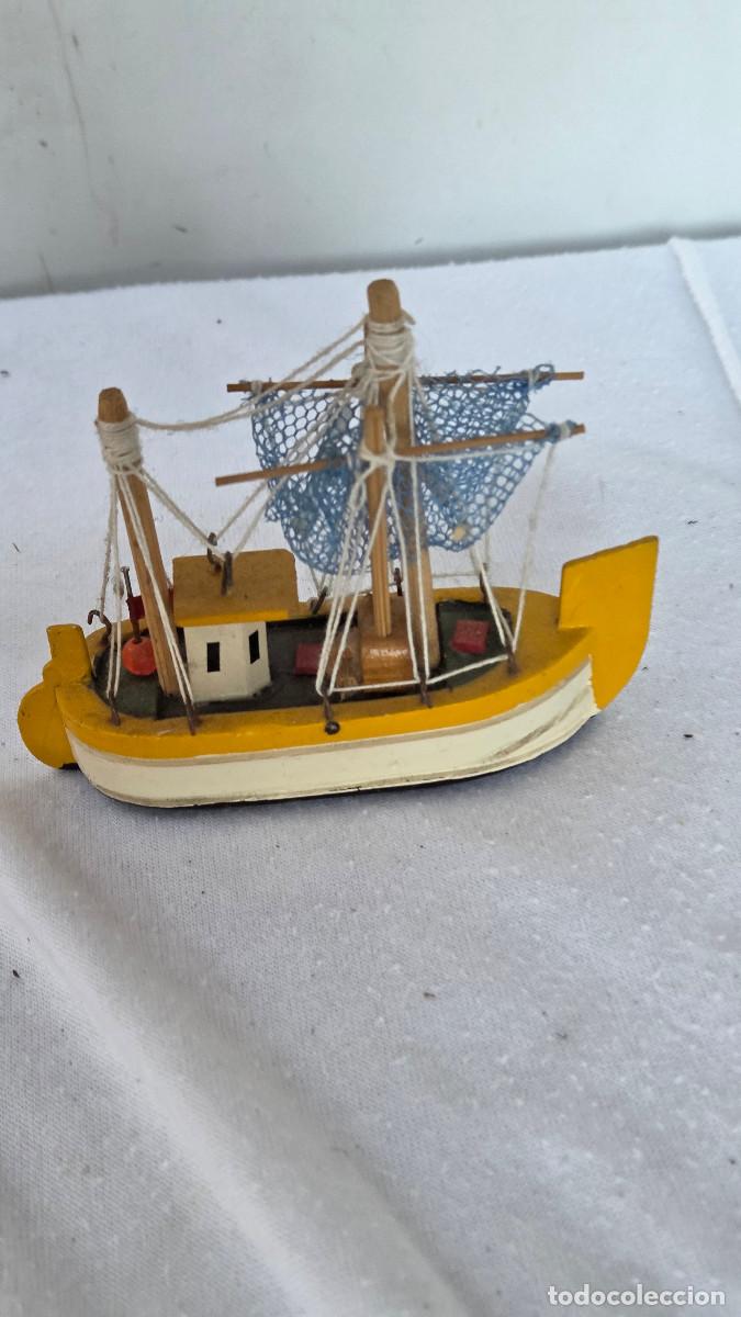 Vintage: maqueta de barco de madera - Foto 2