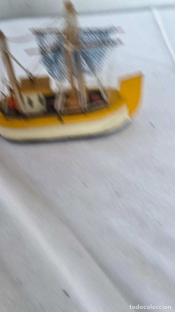 Vintage: maqueta de barco de madera - Foto 4