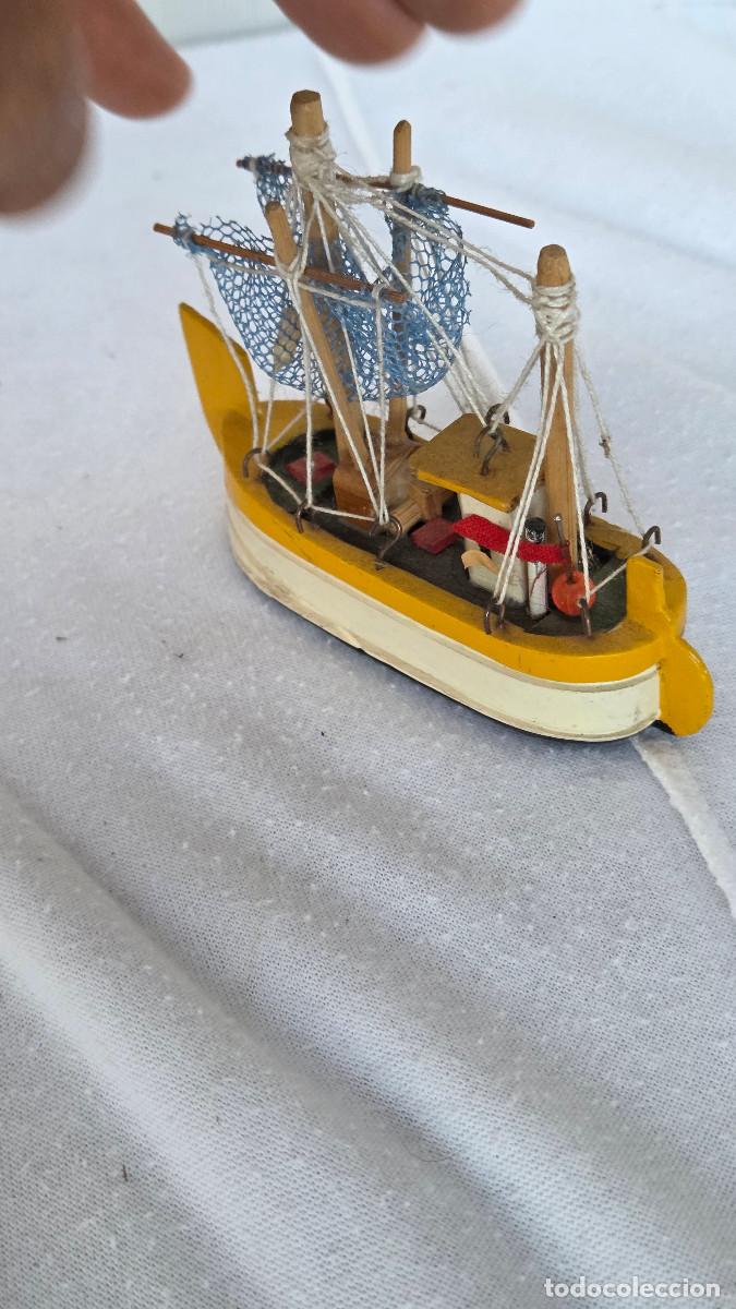 Vintage: maqueta de barco de madera - Foto 5