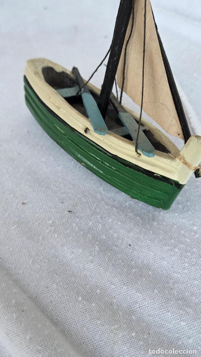 Vintage: maqueta de barco de madera - Foto 6