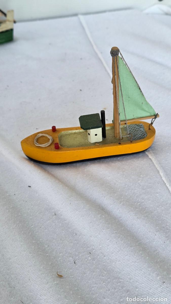 Vintage: maqueta de barco de madera - Foto 1