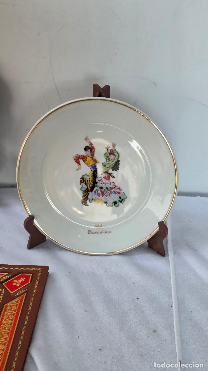 Vintage: peque&ntilde;o plato de p&ograve;rcelana