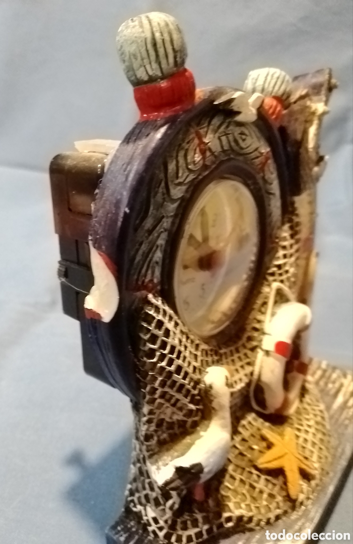 Vintage: Reloj de mesa de resina - Foto 5