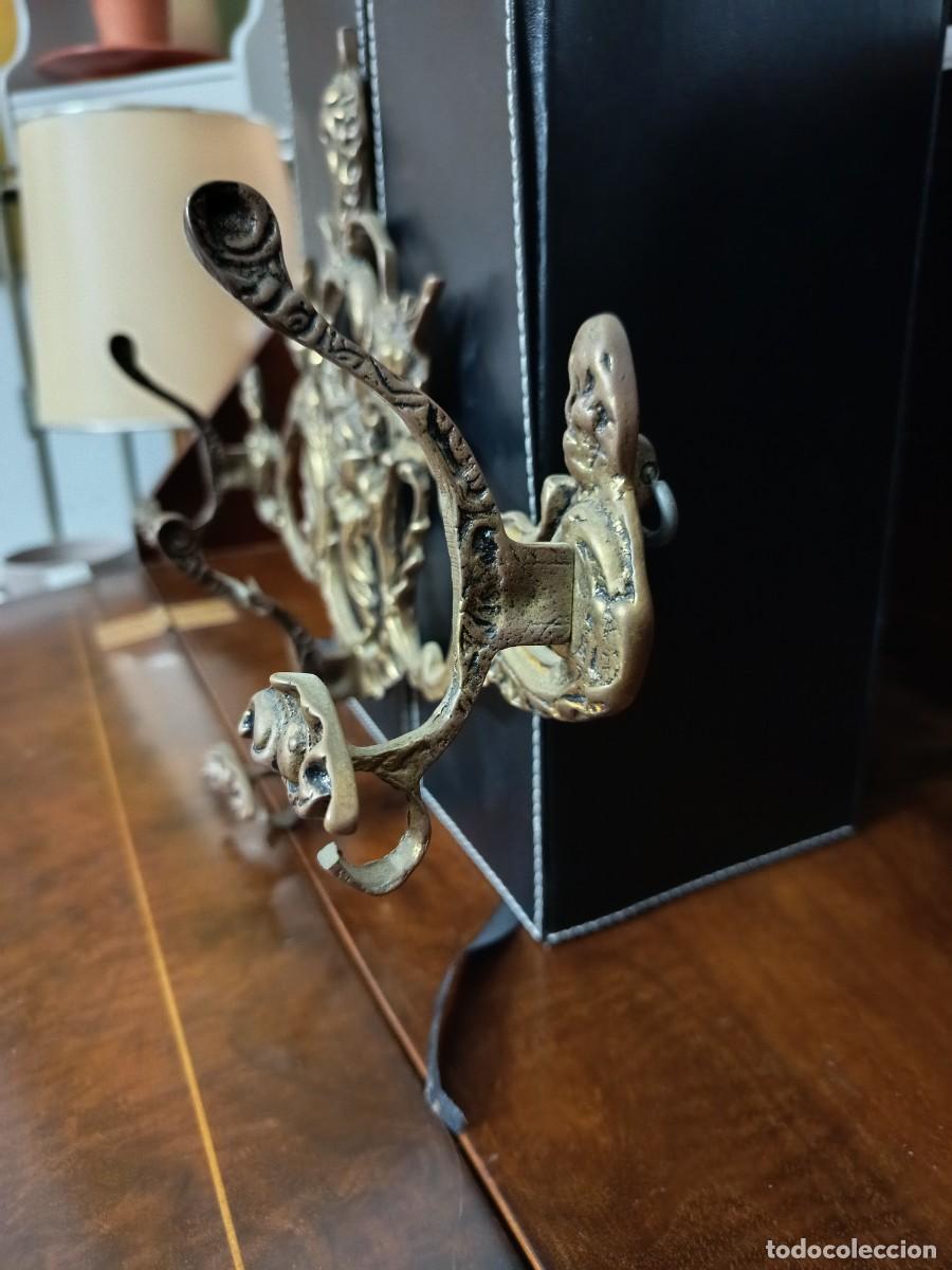 Vintage: Perchero Colgador vintage Bronce - Foto 5