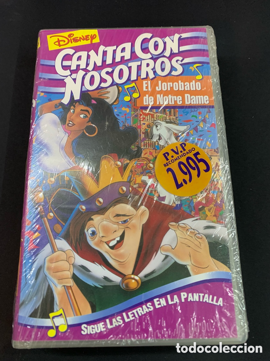 Vintage: VHS Disney canta con nosotros nuevo