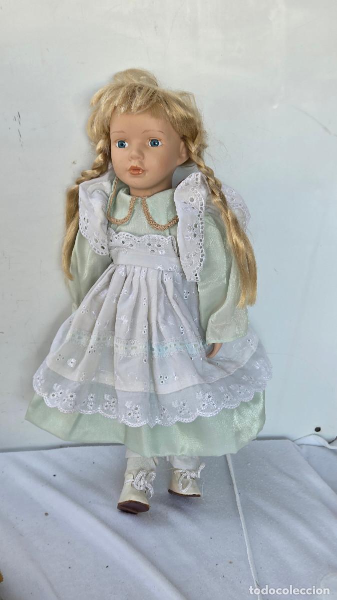 Vintage: mu&ntilde;eca de coleccion de porcelana - Foto 2