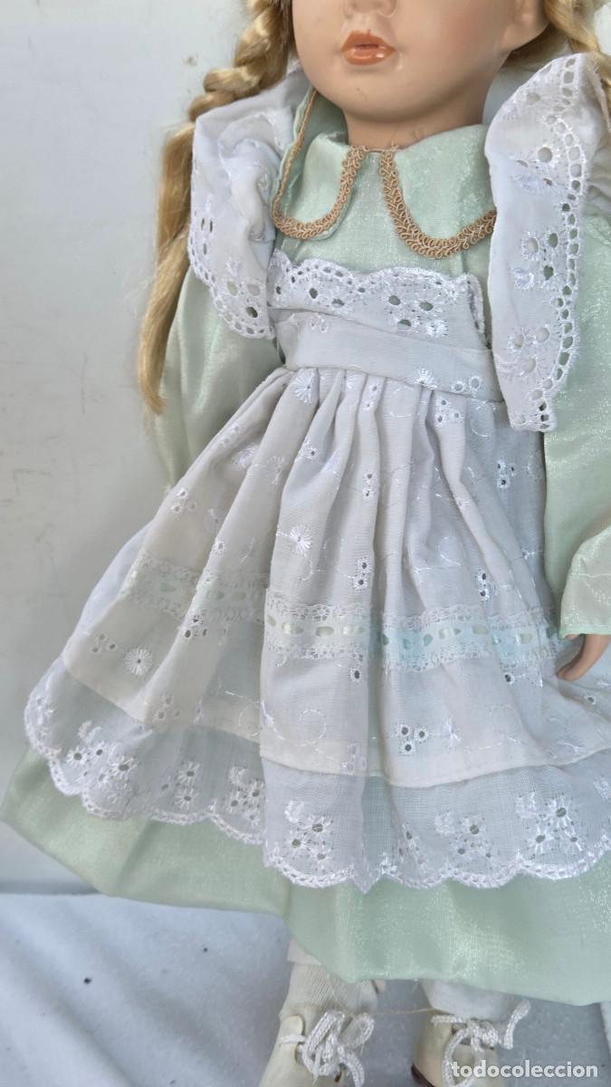 Vintage: mu&ntilde;eca de coleccion de porcelana - Foto 3