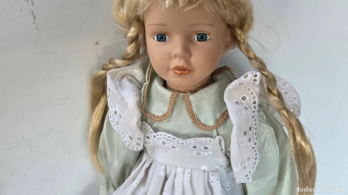 Vintage: mu&ntilde;eca de coleccion de porcelana - Foto 5