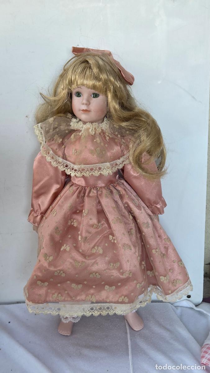 Vintage: mu&ntilde;eca de coleccion de porcelana - Foto 1