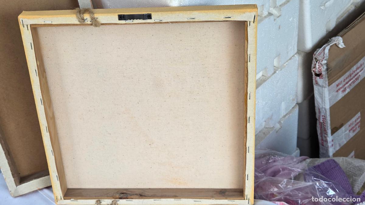 Vintage: cuadro pintura arte africano - Foto 4