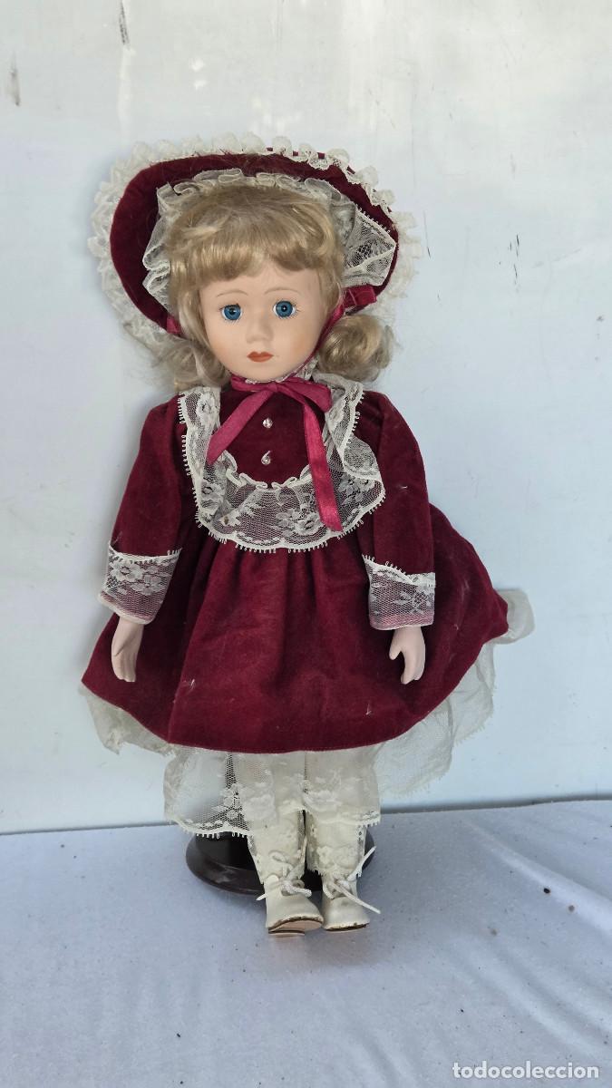 Vintage: mu&ntilde;eca de coleccion de porcelana - Foto 2