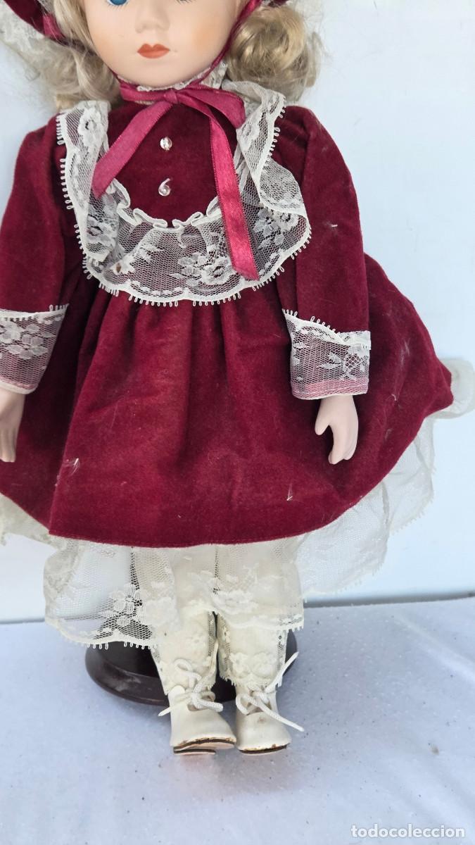 Vintage: mu&ntilde;eca de coleccion de porcelana - Foto 4