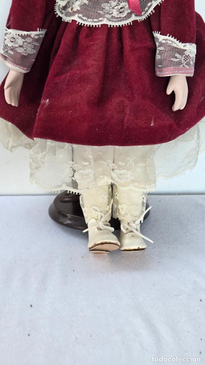 Vintage: mu&ntilde;eca de coleccion de porcelana - Foto 5
