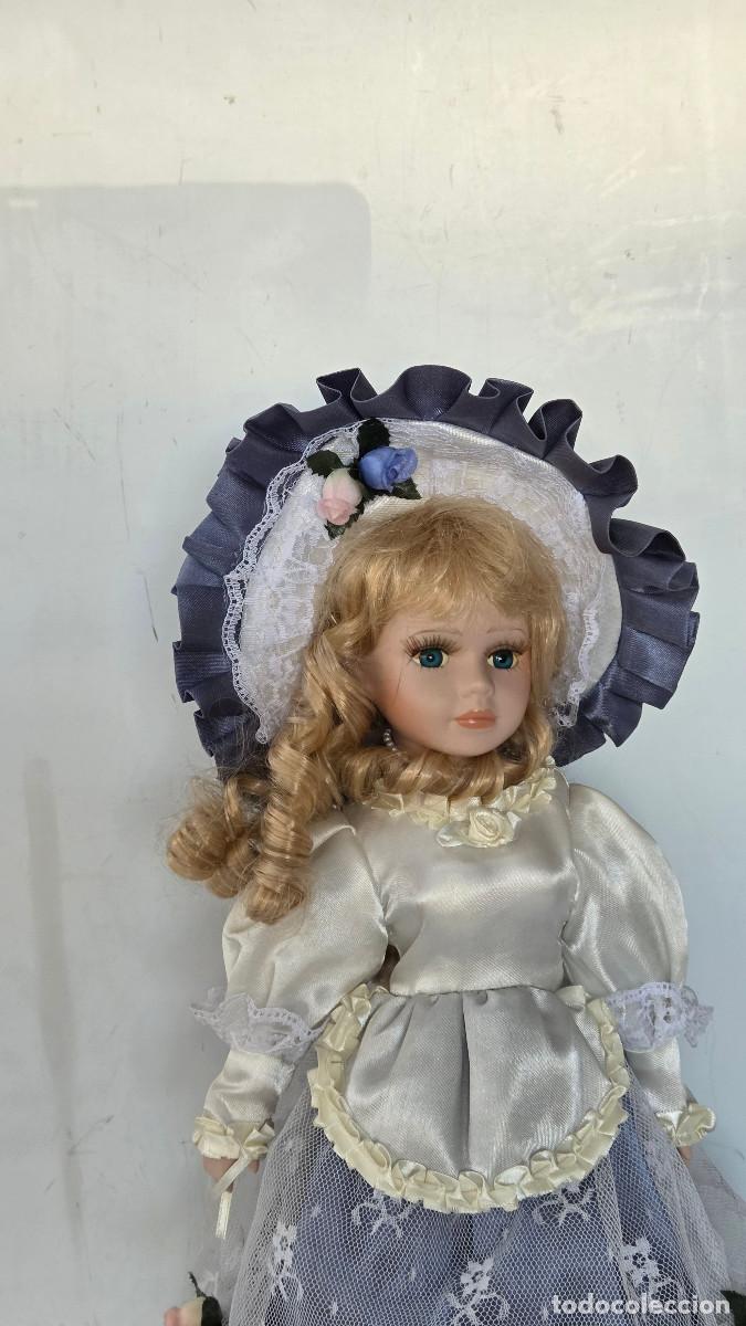 Vintage: mu&ntilde;eca de coleccion de porcelana - Foto 2