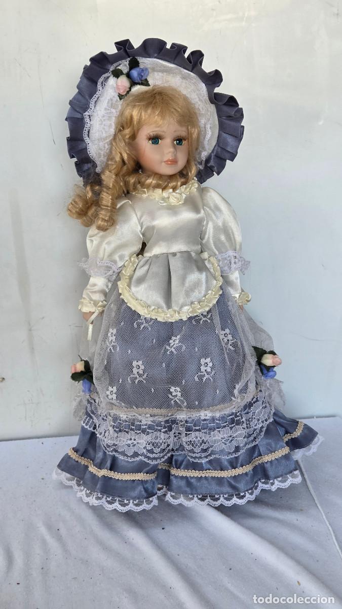 Vintage: mu&ntilde;eca de coleccion de porcelana - Foto 6