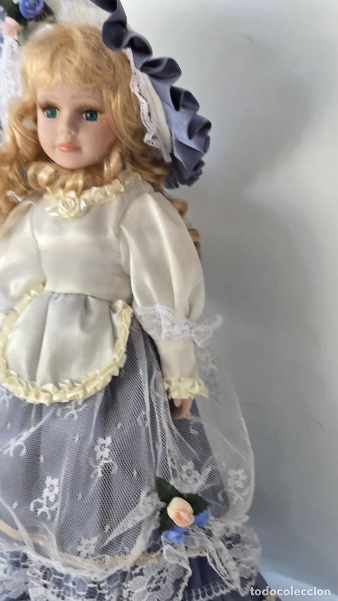 Vintage: mu&ntilde;eca de coleccion de porcelana - Foto 7