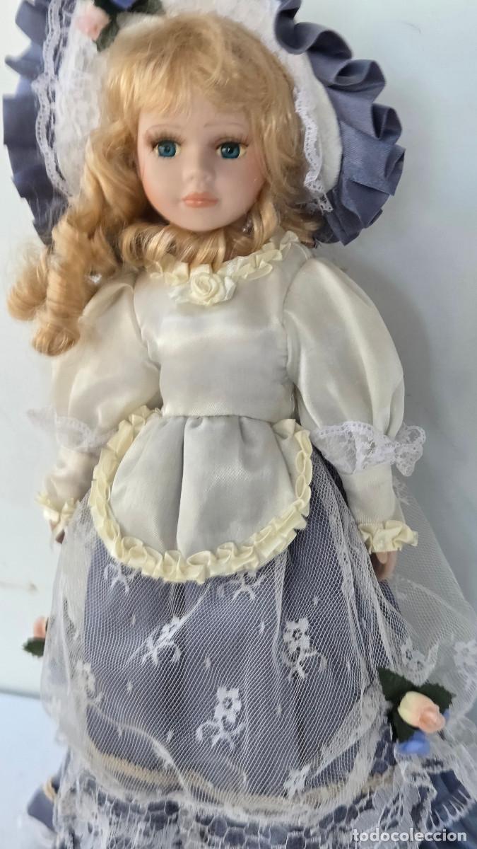 Vintage: mu&ntilde;eca de coleccion de porcelana - Foto 8