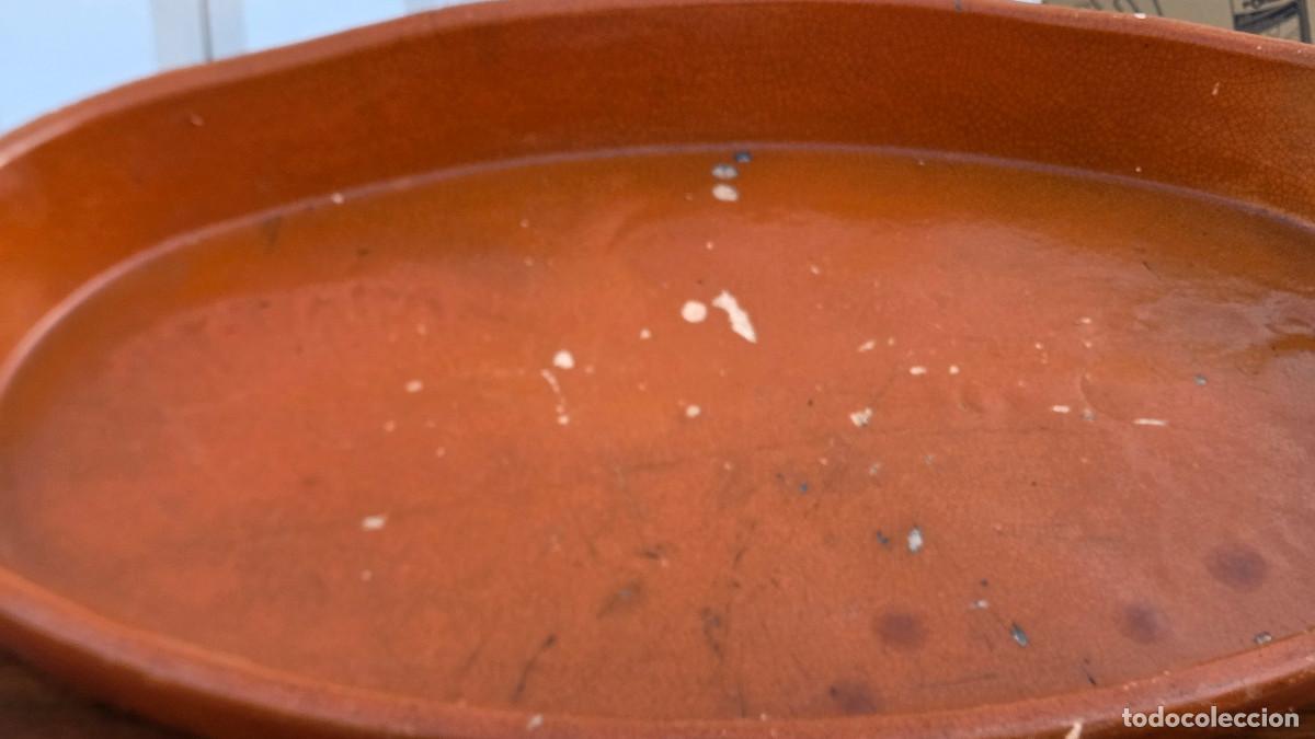 Vintage: bandeja de barro super grande - Foto 5