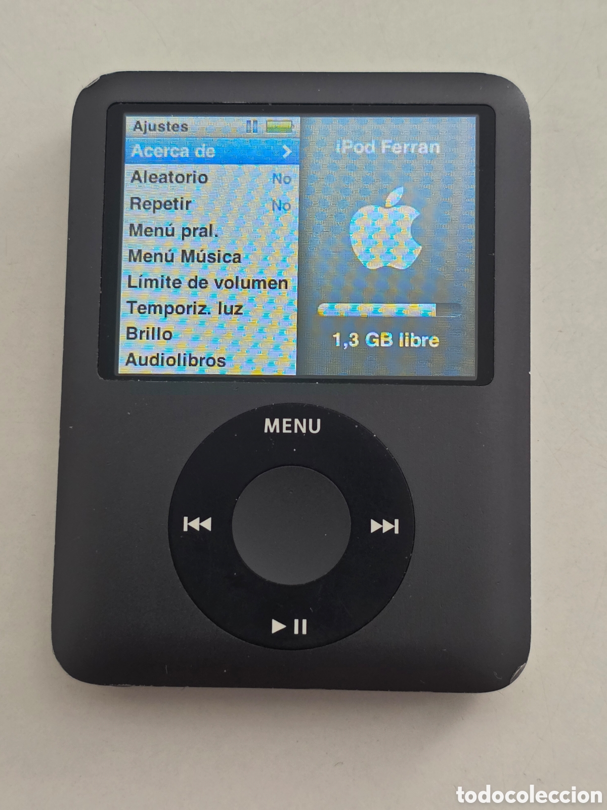 Vintage: Apple iPod Classic 8GB negro funcionando - Foto 12