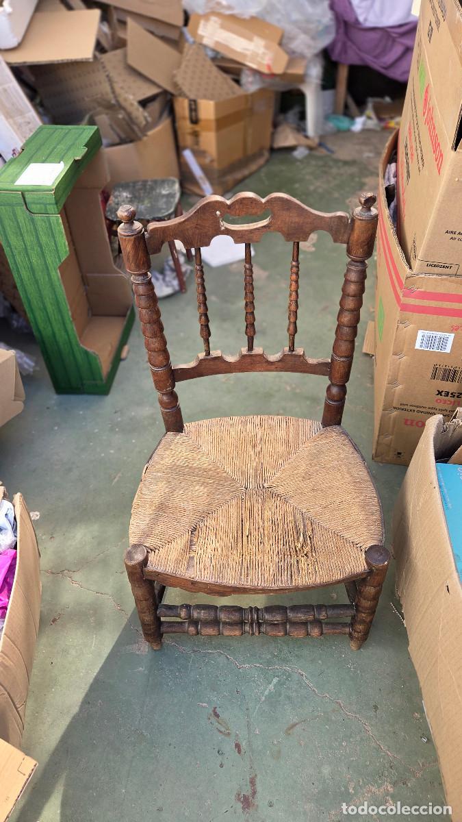 Vintage: silla peque&ntilde;a de eneaa ntigua - Foto 1