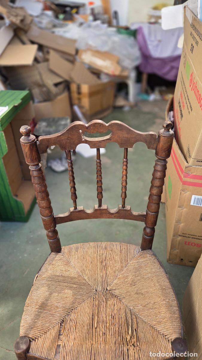 Vintage: silla peque&ntilde;a de eneaa ntigua - Foto 3