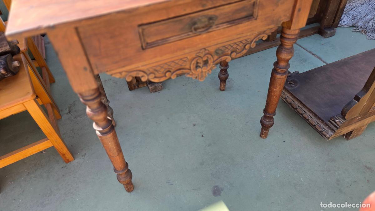 Vintage: mesa antigua de pino Rija - Foto 3