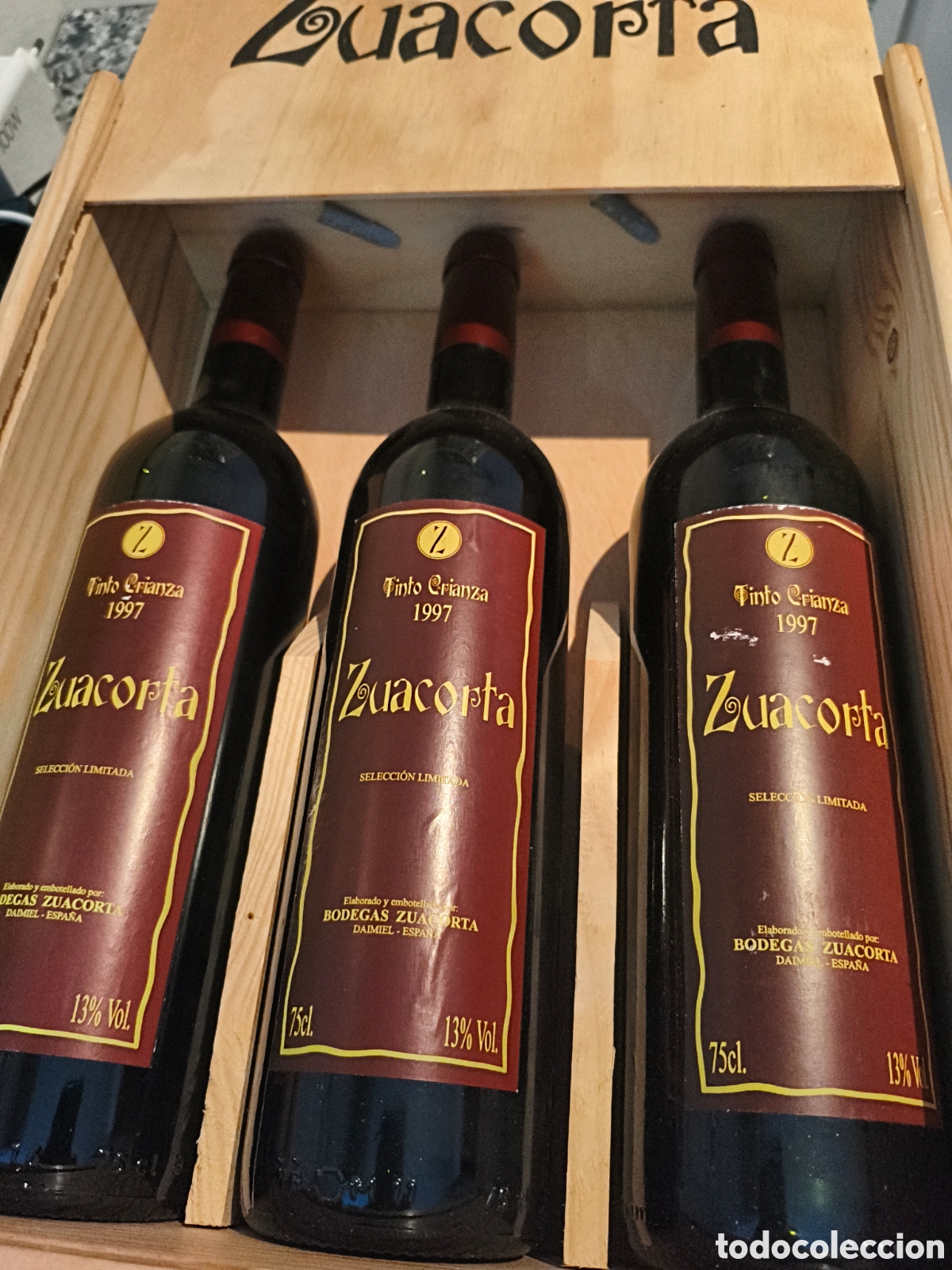 Vintage: Caja de vinos de crianza 1997 Zuacorta - Foto 3