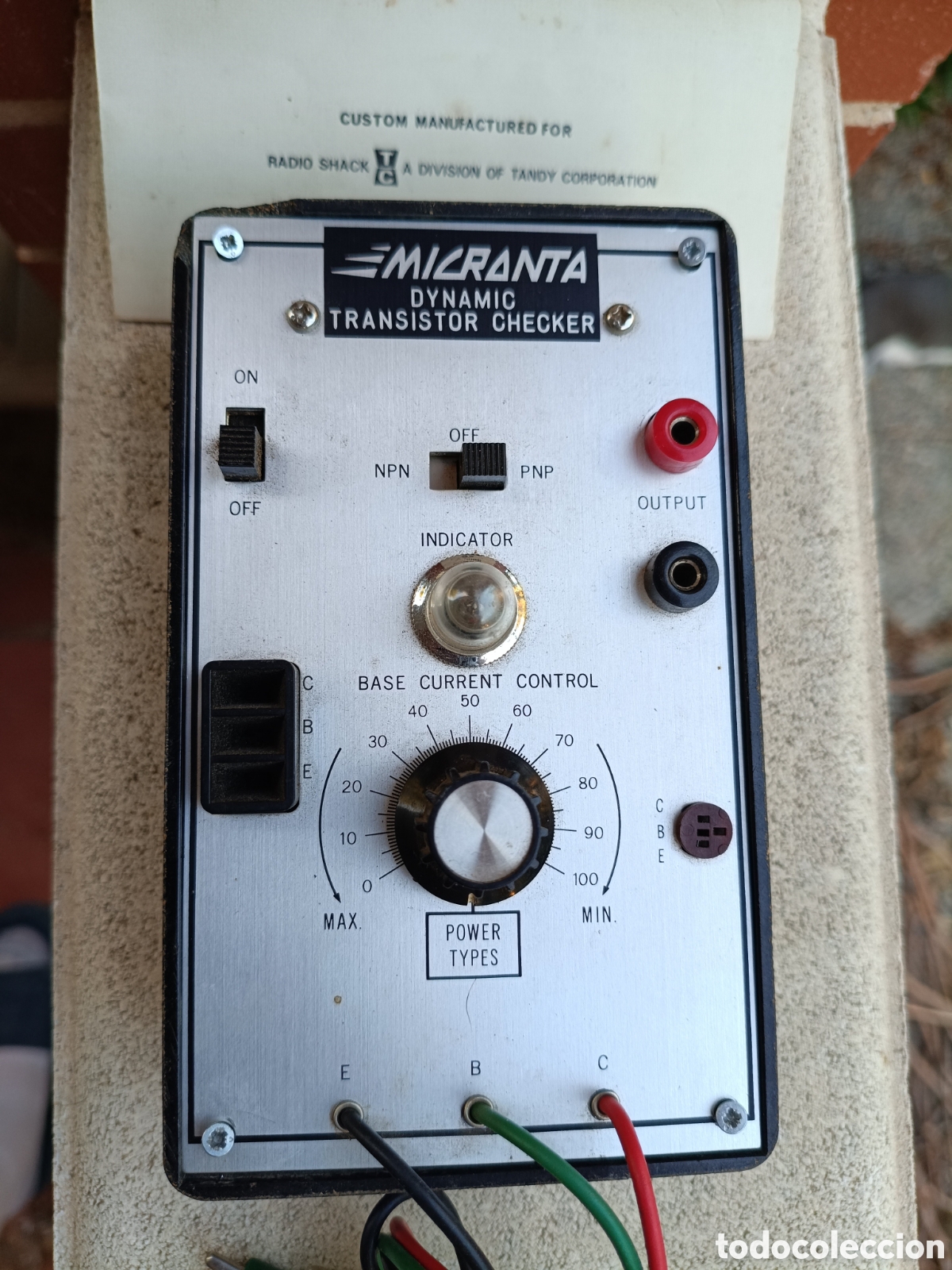 Vintage: Comprobador de transistores Micronta. - Foto 2