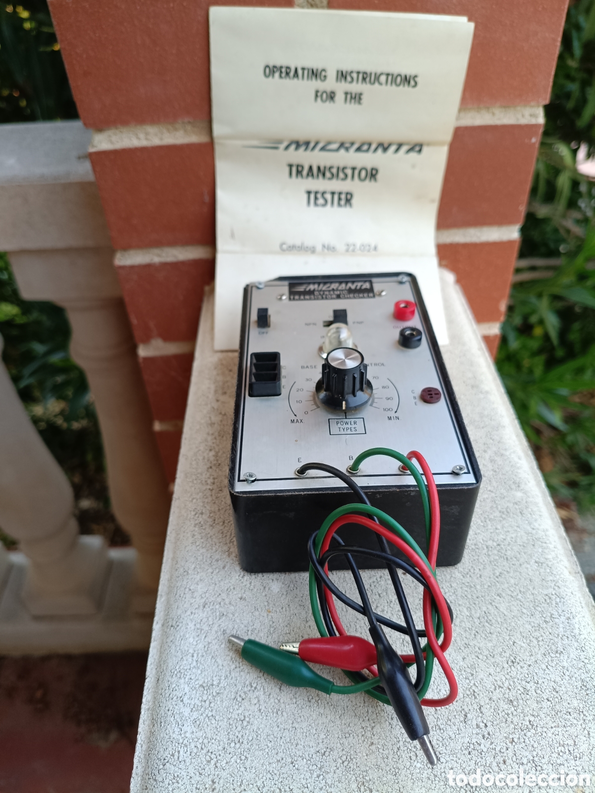 Vintage: Comprobador de transistores Micronta. - Foto 1