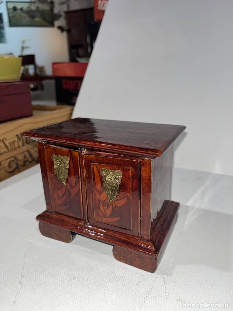 Vintage: JOYERO CL&Aacute;SICO DE MADERA - Foto 3
