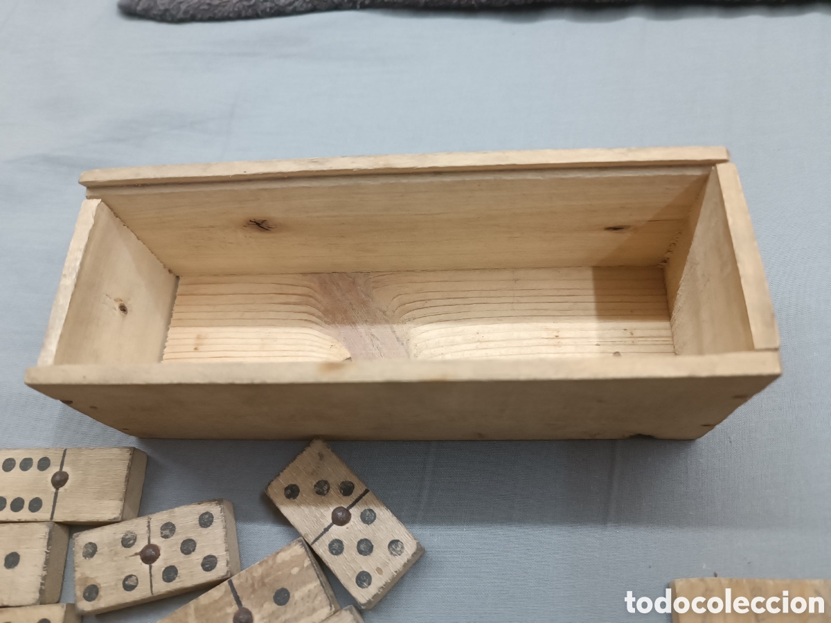 Vintage: Juego de domin&oacute; de madera vintage - Foto 5