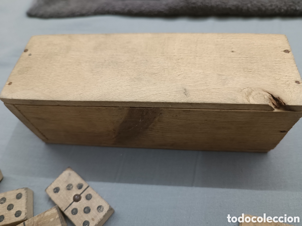 Vintage: Juego de domin&oacute; de madera vintage - Foto 6